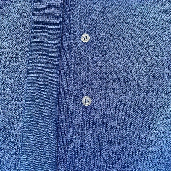 Castleberry women’s vintage knit Roya blueGardigan/ sweater long sleeve . - Picture 5 of 6